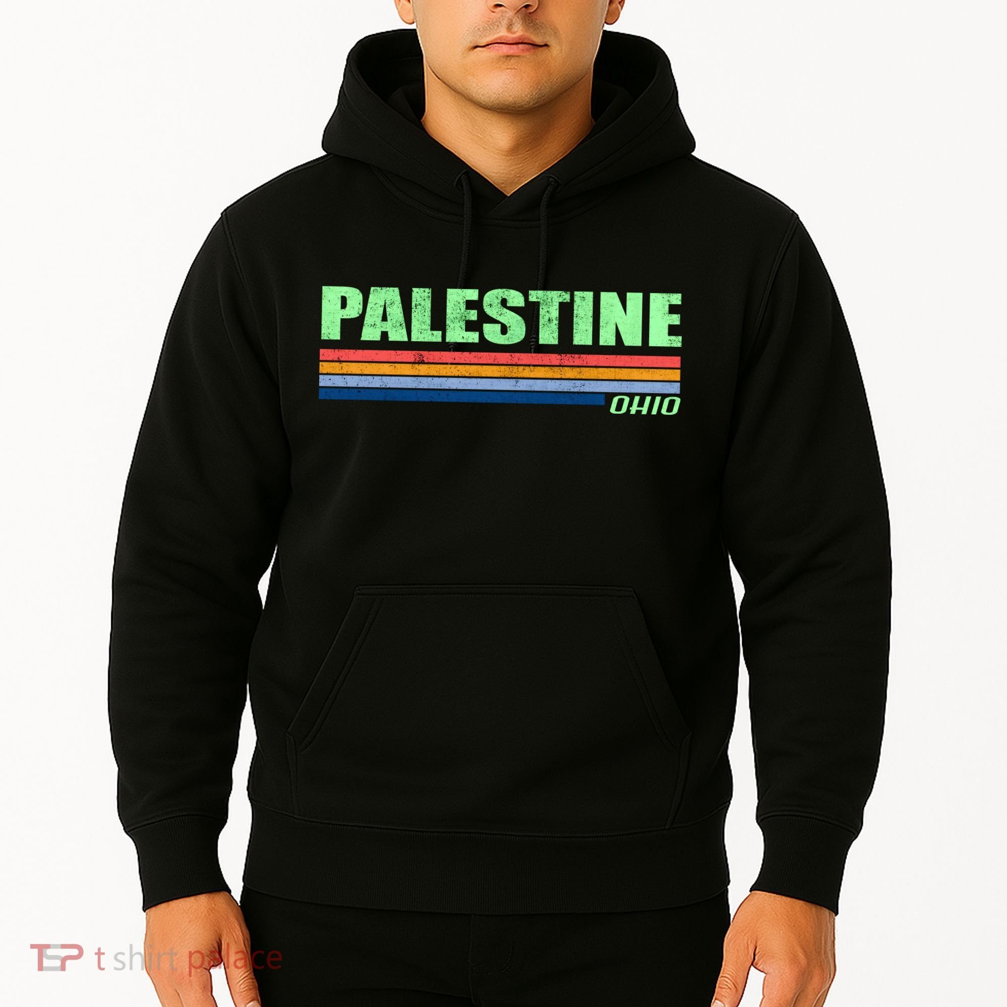 Palestine Ohio Retro Hoodie