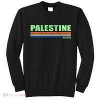 Palestine Ohio Retro Sweatshirt thumb 0