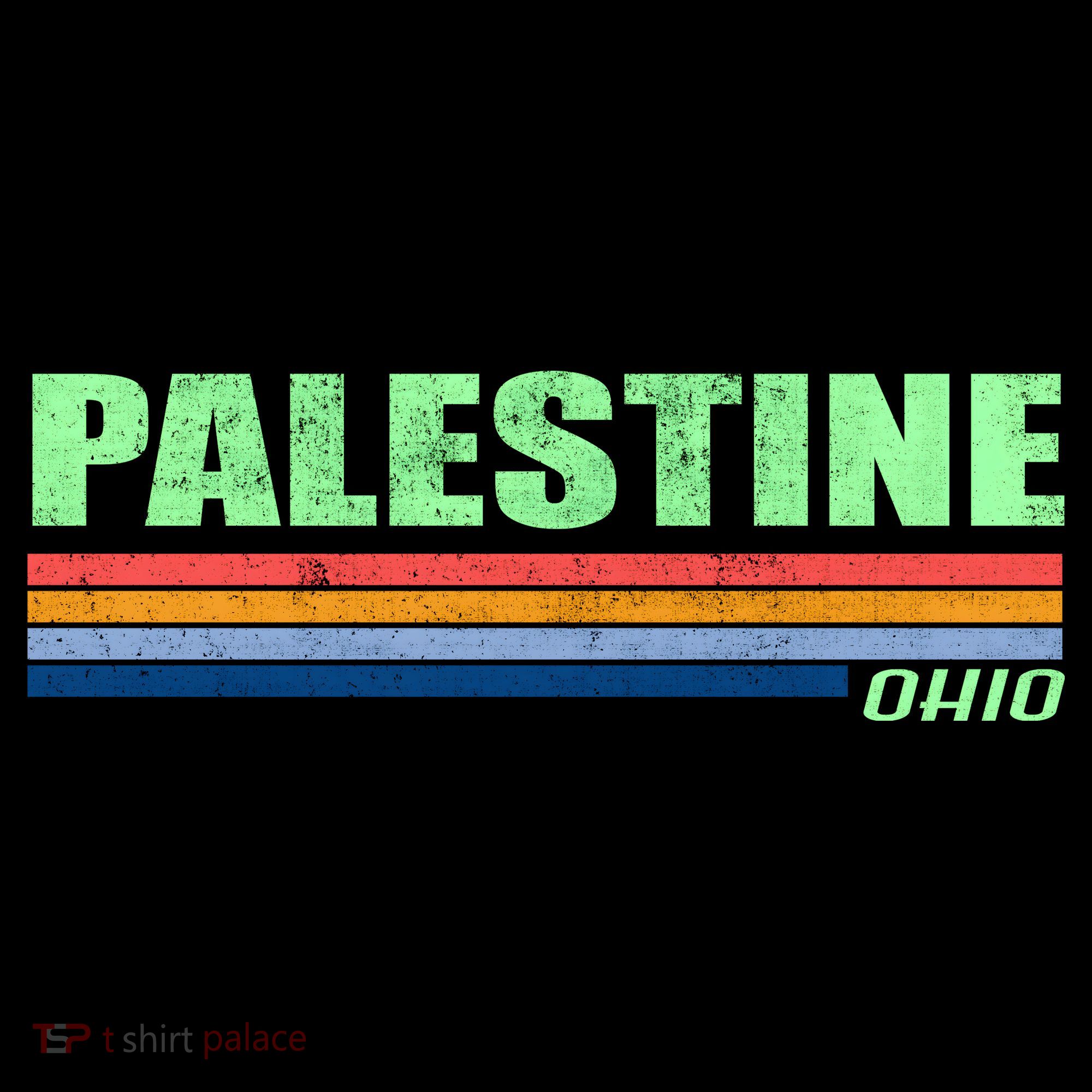Palestine Ohio Retro Women's Hoodie