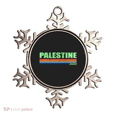Palestine Ohio Retro Ornament