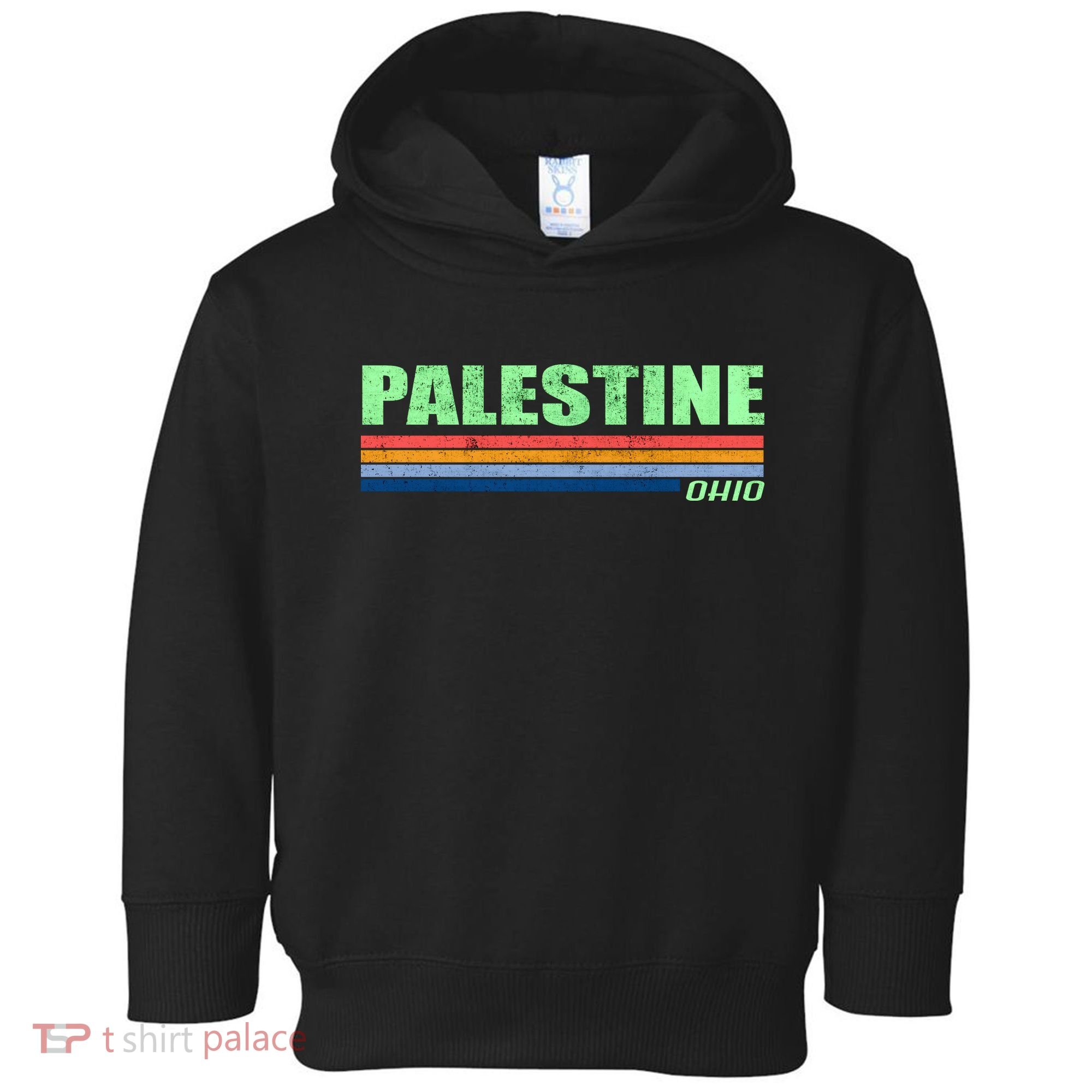 Palestine Ohio Retro Toddler Hoodie