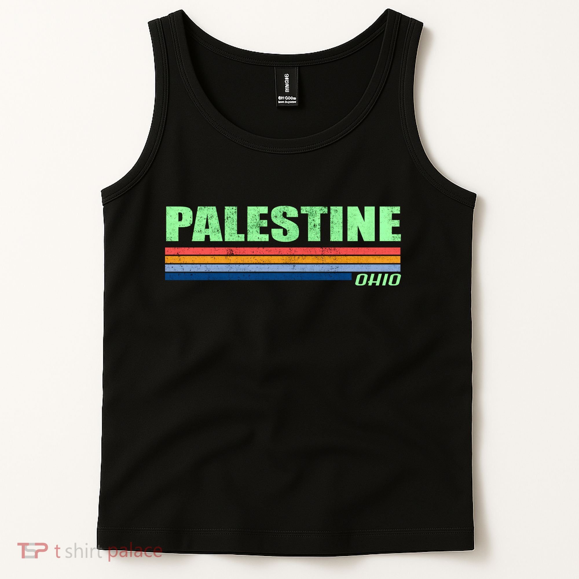 Palestine Ohio Retro Tank Top