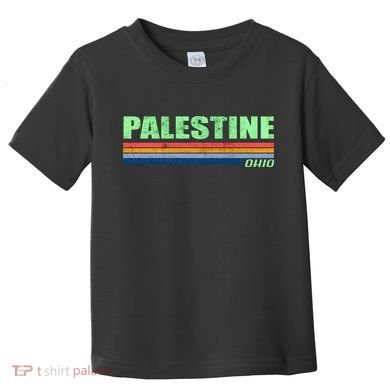 Palestine Ohio Retro Toddler T-Shirt