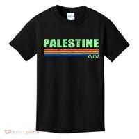 Palestine Ohio Retro Kids T-Shirt thumb 0