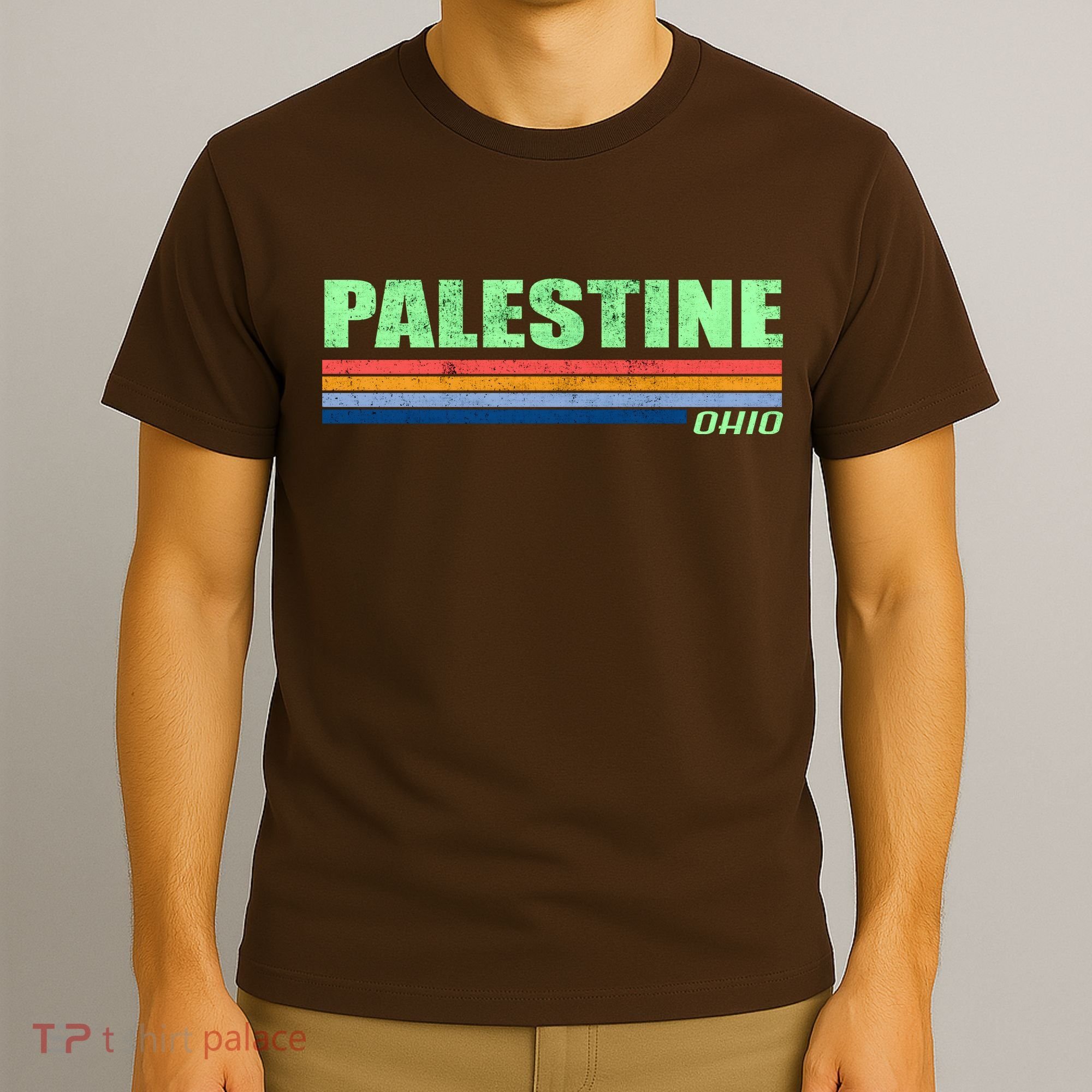 Palestine Ohio Retro T-Shirt