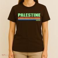 Palestine Ohio Retro T-Shirt thumb 4