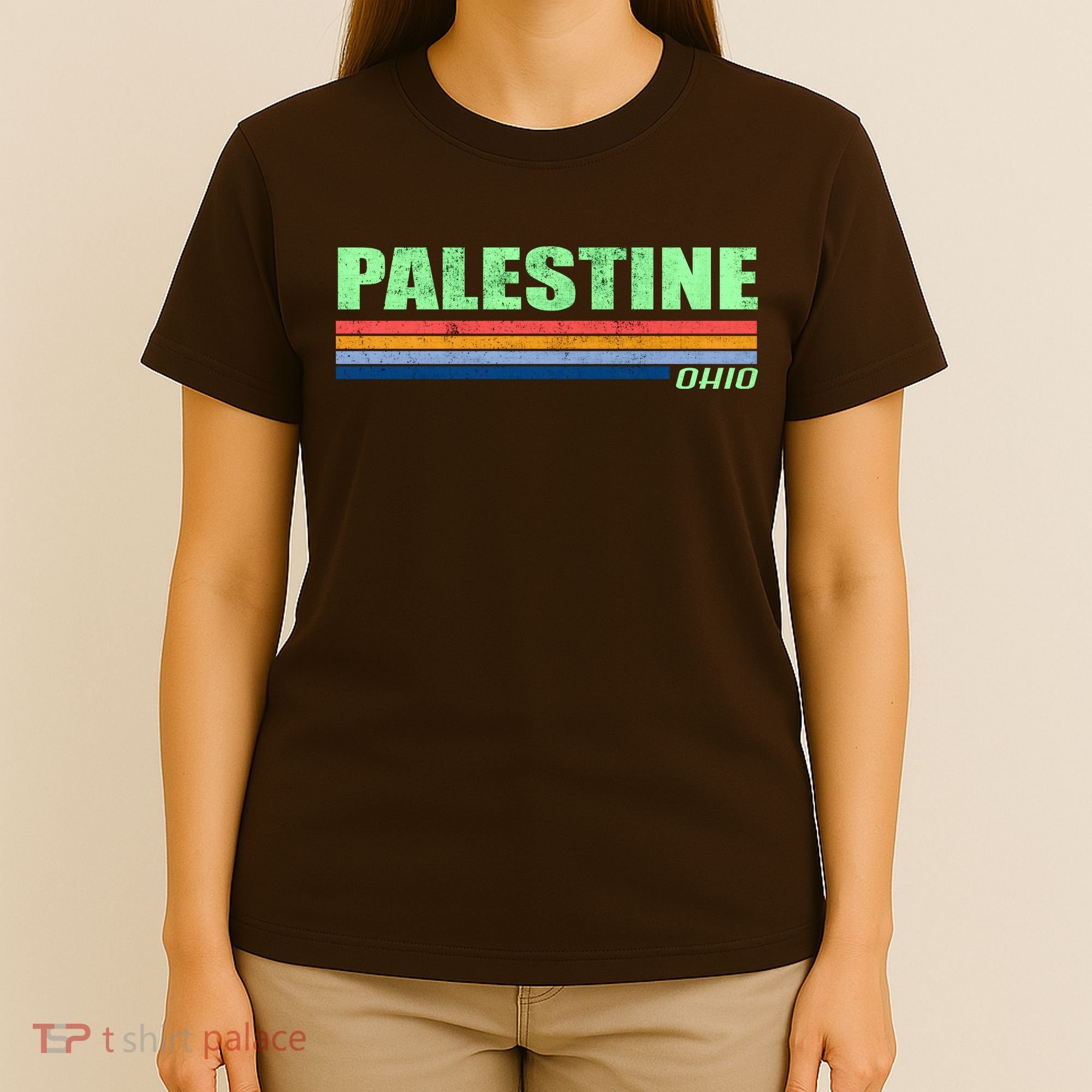 Palestine Ohio Retro T-Shirt