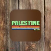 Palestine Ohio Retro Coaster thumb 0