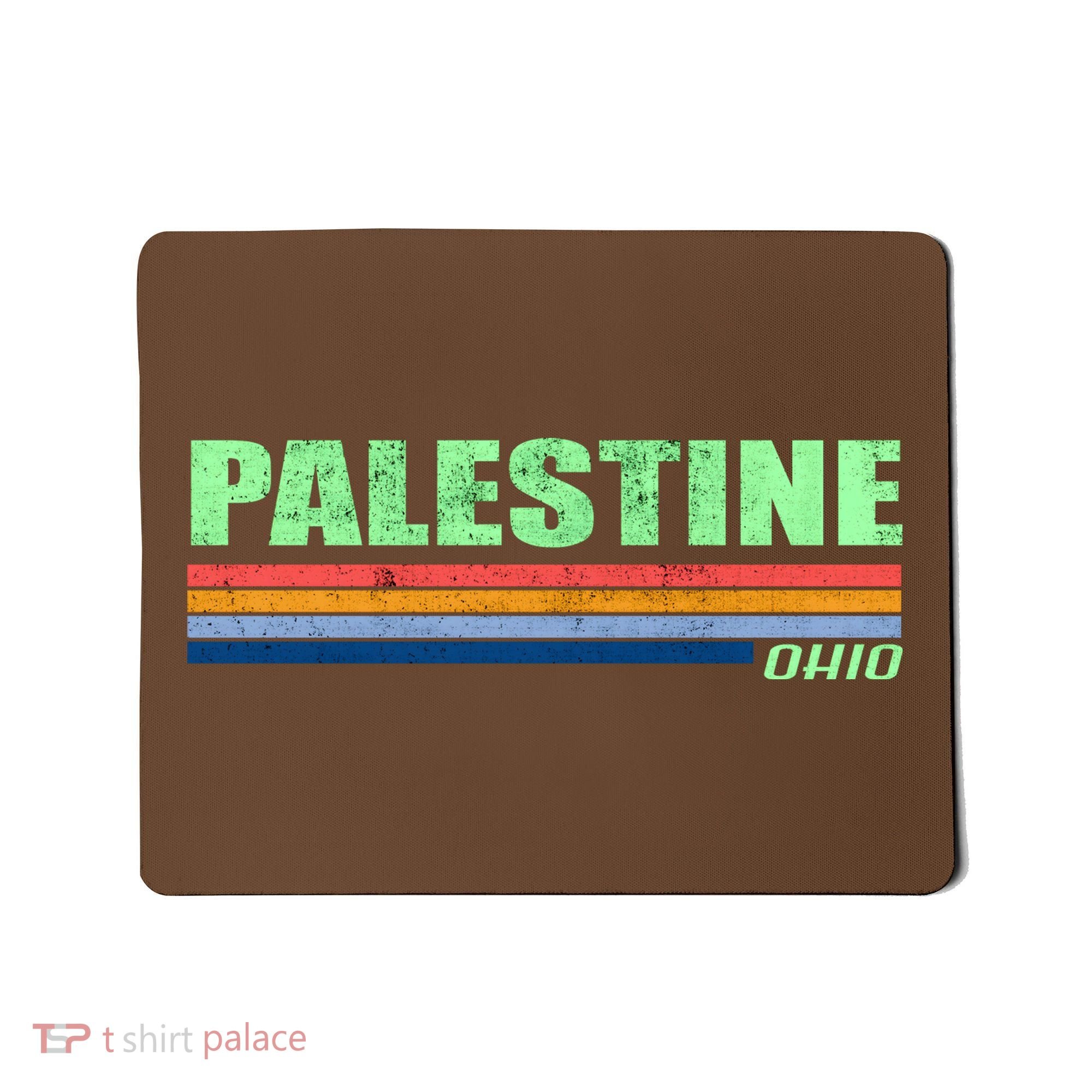 Palestine Ohio Retro Mousepad