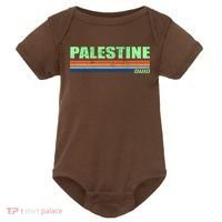 Palestine Ohio Retro Baby Bodysuit thumb 0