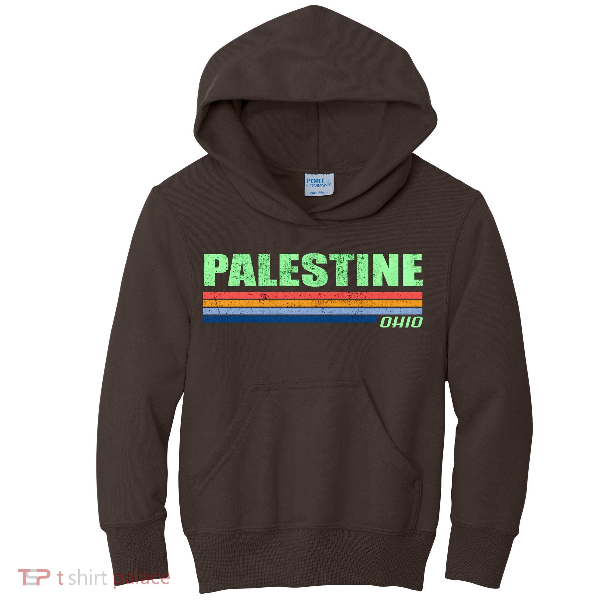 Palestine Ohio Retro Kids Hoodie
