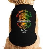 Personalize Our Roots Run Deep Family Reunion Custom Doggie Tank thumb 0