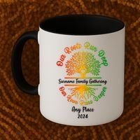 Personalize Our Roots Run Deep Family Reunion Custom Coffee Mug thumb 2
