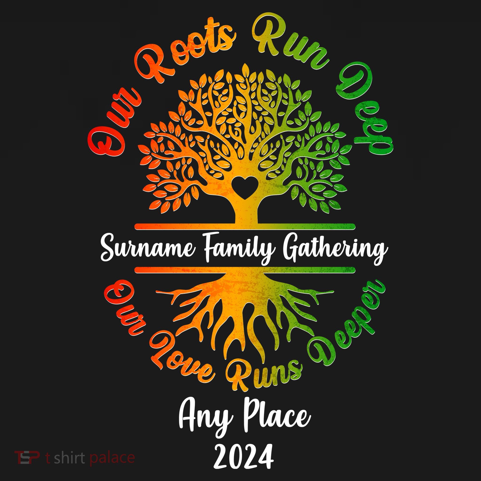 Personalize Our Roots Run Deep Family Reunion Custom Women's Hoodie