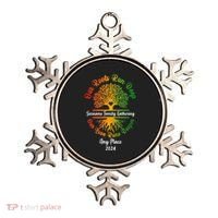 Personalize Our Roots Run Deep Family Reunion Custom Ornament thumb 0