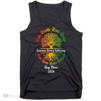 Personalize Our Roots Run Deep Family Reunion Custom Tank Top thumb 0