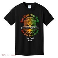 Personalize Our Roots Run Deep Family Reunion Custom Kids T-Shirt thumb 0