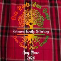 Personalize Our Roots Run Deep Family Reunion Custom Men's Flannel Plaid Pajama Pants thumb 2