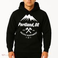 Portland Oregon Estd1843 Pacific Northwest Hoodie thumb 2