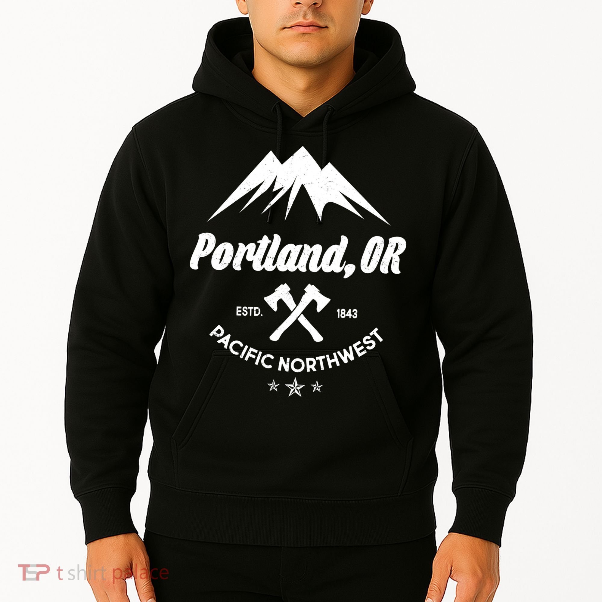 Portland Oregon Estd1843 Pacific Northwest Hoodie