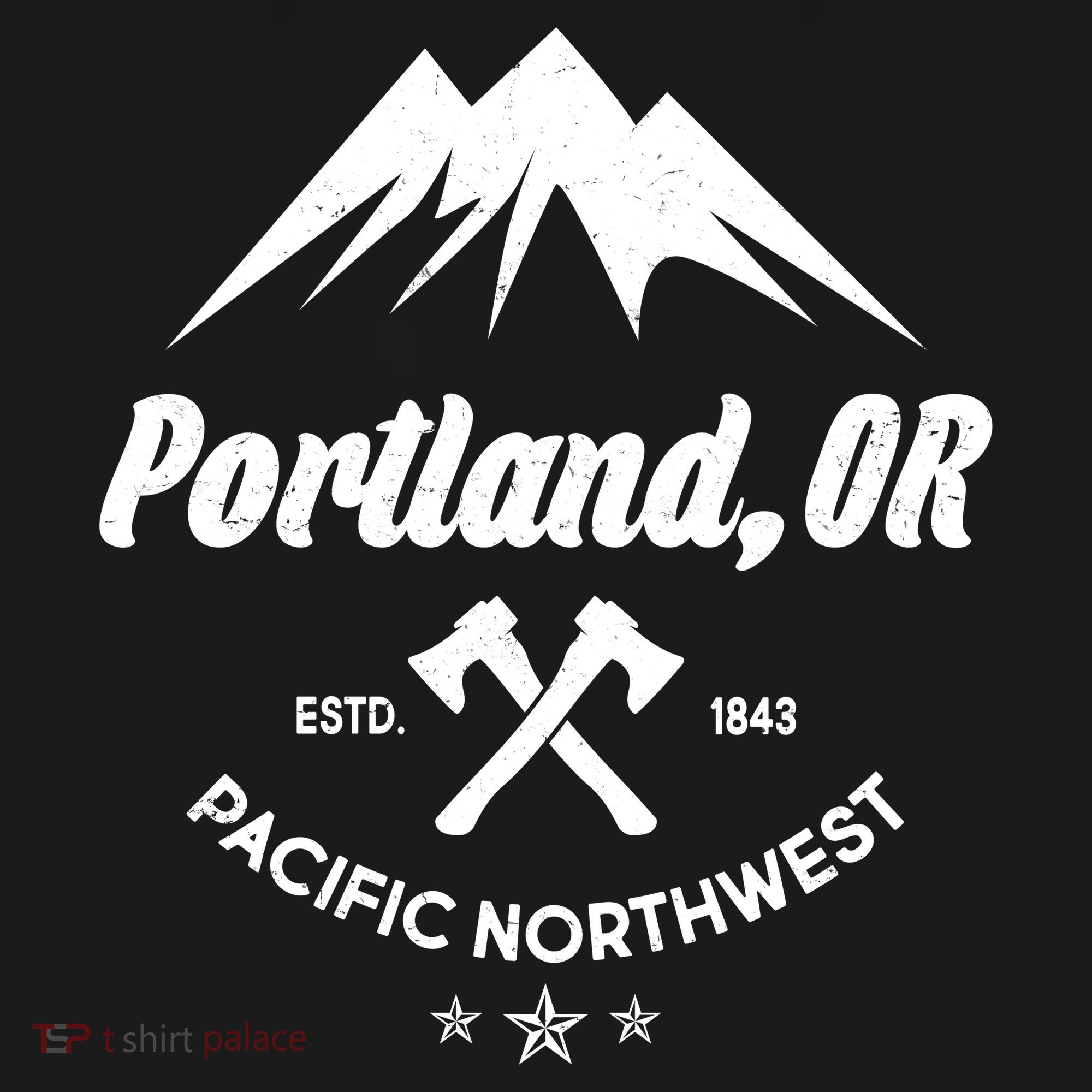 Portland Oregon Estd1843 Pacific Northwest Hoodie