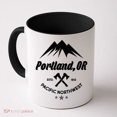 Portland Oregon Estd1843 Pacific Northwest Coffee Mug