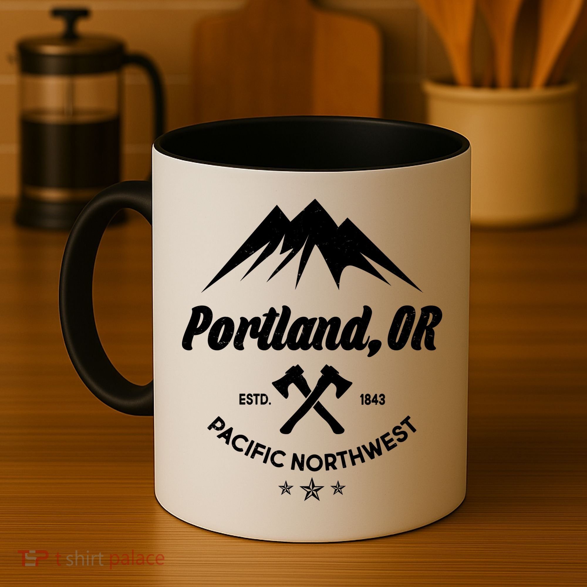 Portland Oregon Estd1843 Pacific Northwest Coffee Mug