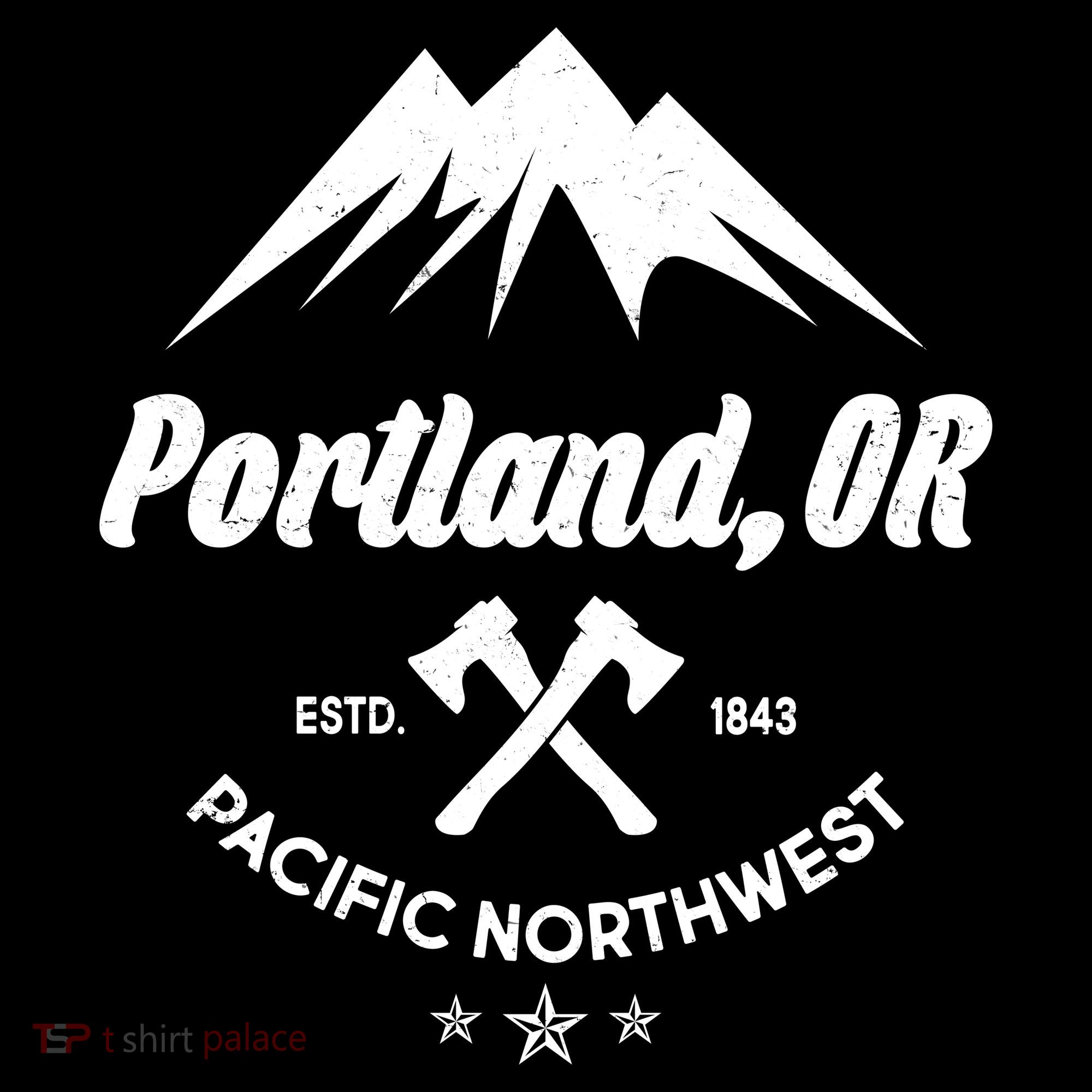 Portland Oregon Estd1843 Pacific Northwest Women's Hoodie