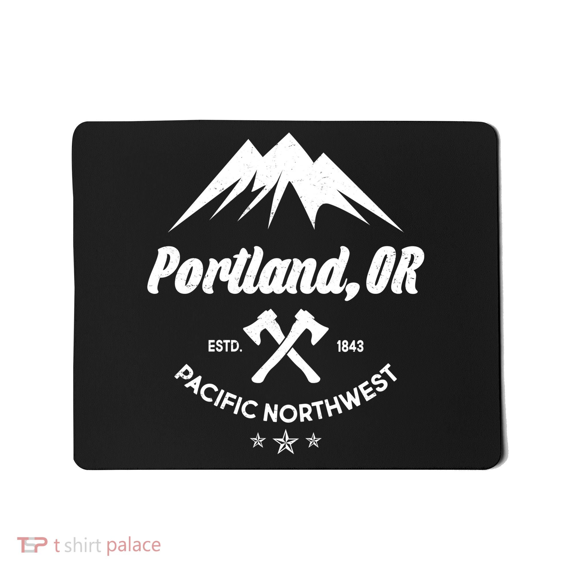 Portland Oregon Estd1843 Pacific Northwest Mousepad