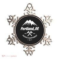 Portland Oregon Estd1843 Pacific Northwest Ornament thumb 0