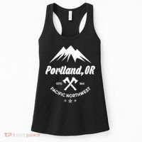 Portland Oregon Estd1843 Pacific Northwest Women's Tank Top thumb 0
