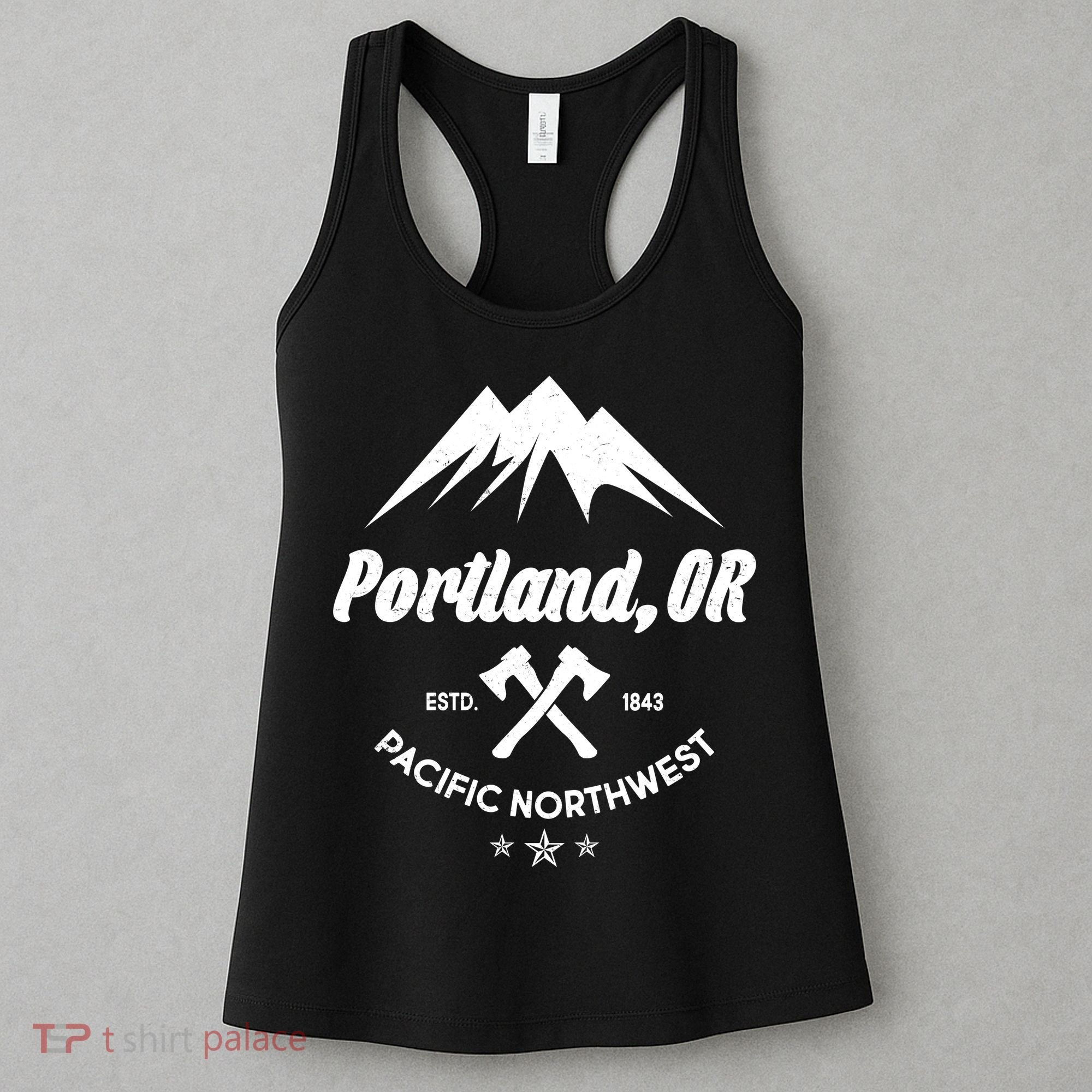 Portland Oregon Estd1843 Pacific Northwest Women's Tank Top