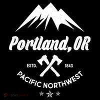 Portland Oregon Estd1843 Pacific Northwest Women's Tank Top thumb 5