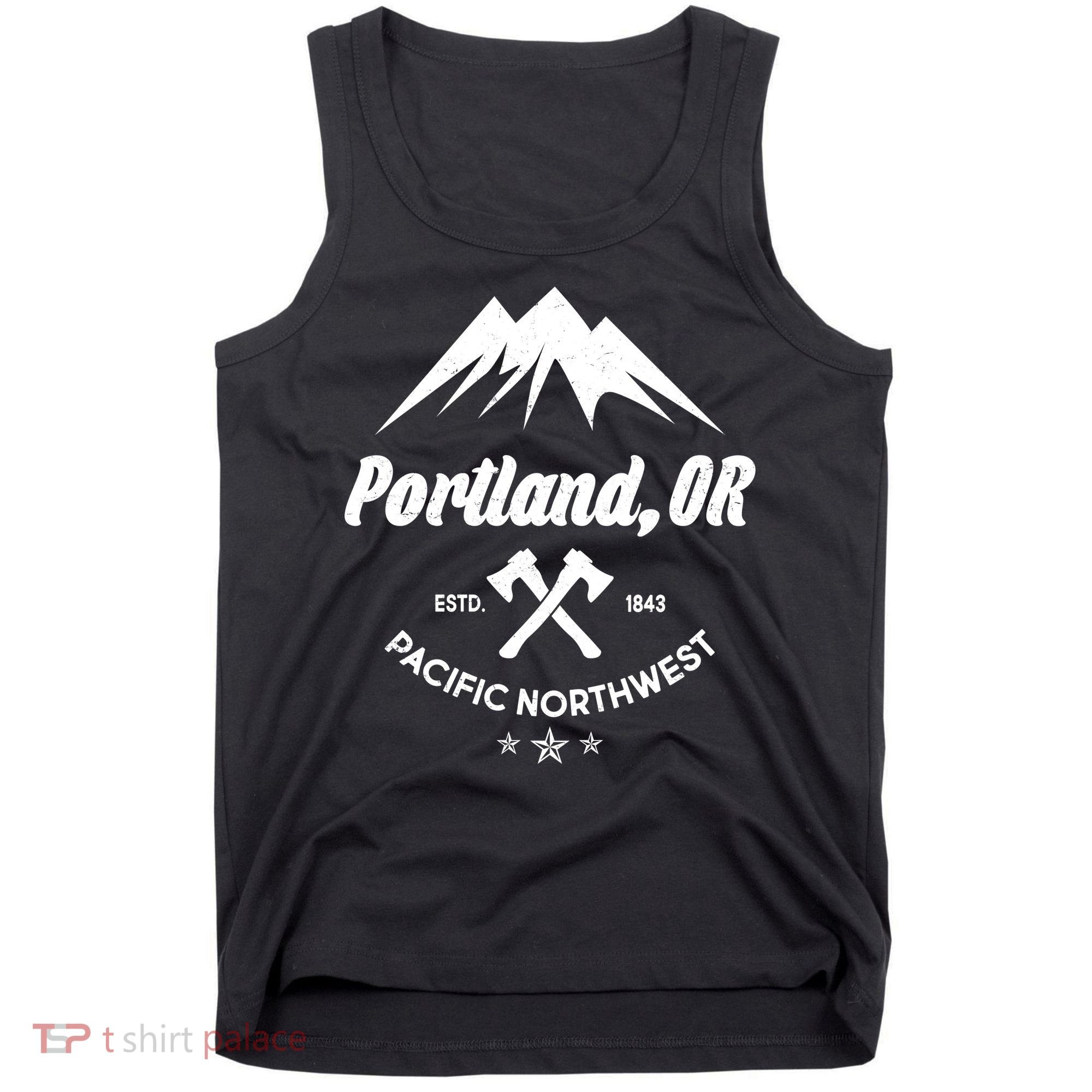 Portland Oregon Estd1843 Pacific Northwest Tank Top