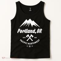 Portland Oregon Estd1843 Pacific Northwest Tank Top thumb 2