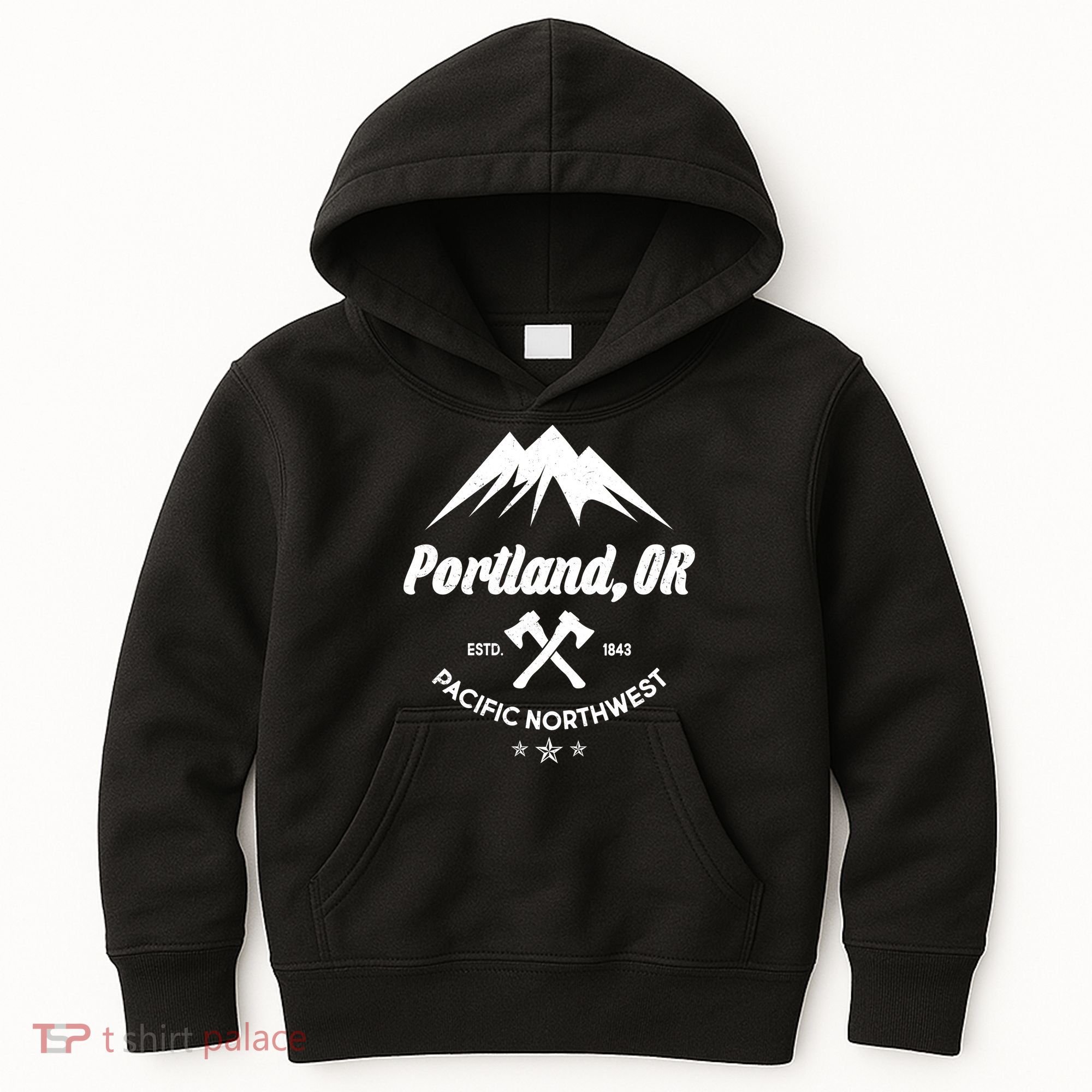 Portland Oregon Estd1843 Pacific Northwest Kids Hoodie