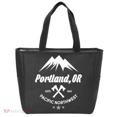 Portland Oregon Estd1843 Pacific Northwest Tote Bag