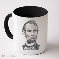 Portrait of Abraham Lincoln Coffee Mug thumb 0