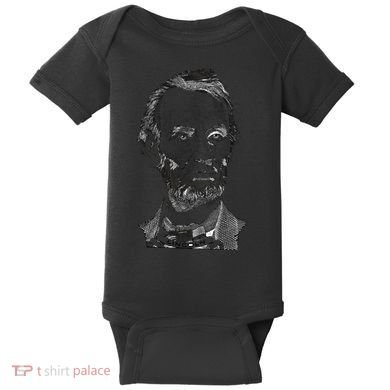 Portrait of Abraham Lincoln Baby Bodysuit
