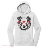 Portrait of Bear with glasses Women's Hoodie thumb 0