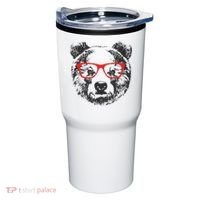 Portrait of Bear with glasses Tumbler thumb 0