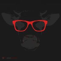 Portrait of Cow with glasses Toddler Hoodie thumb 2