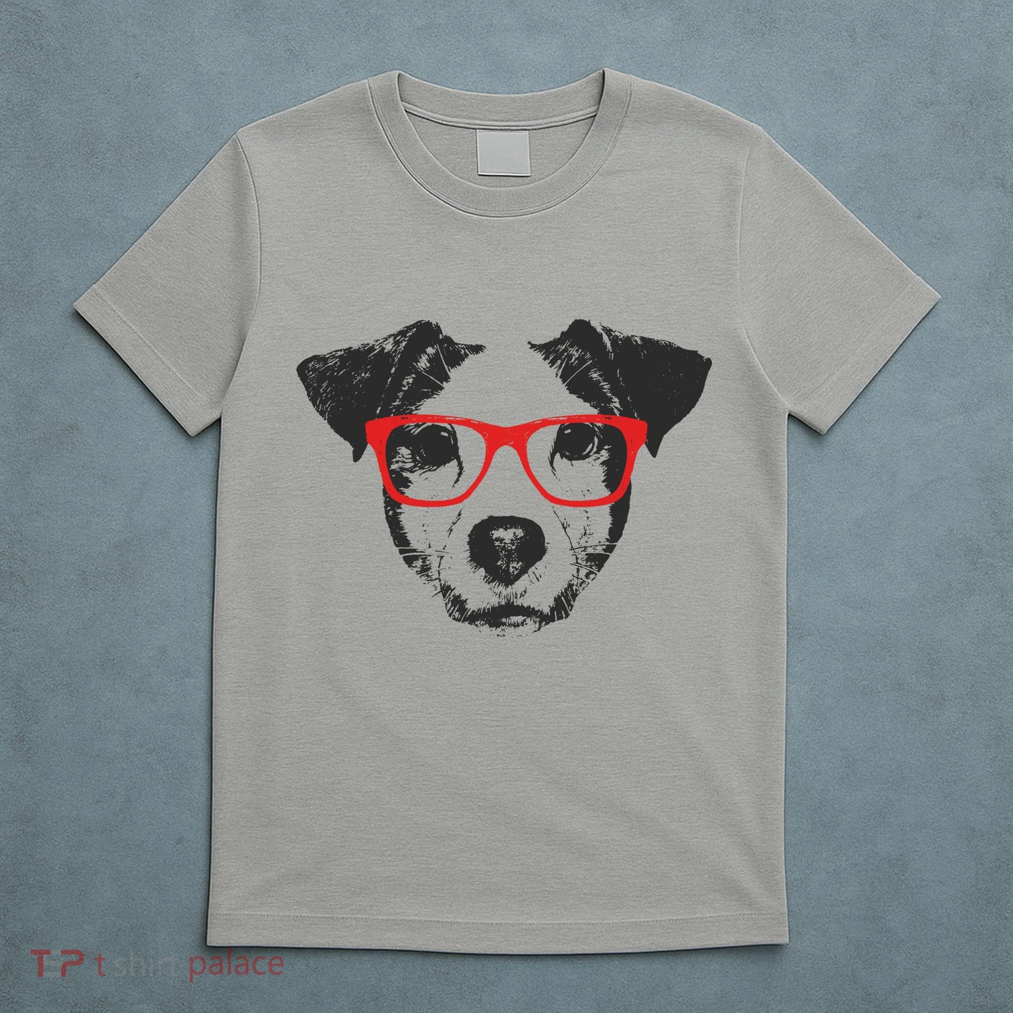 Portrait of Jack Russell with glasses T-Shirt