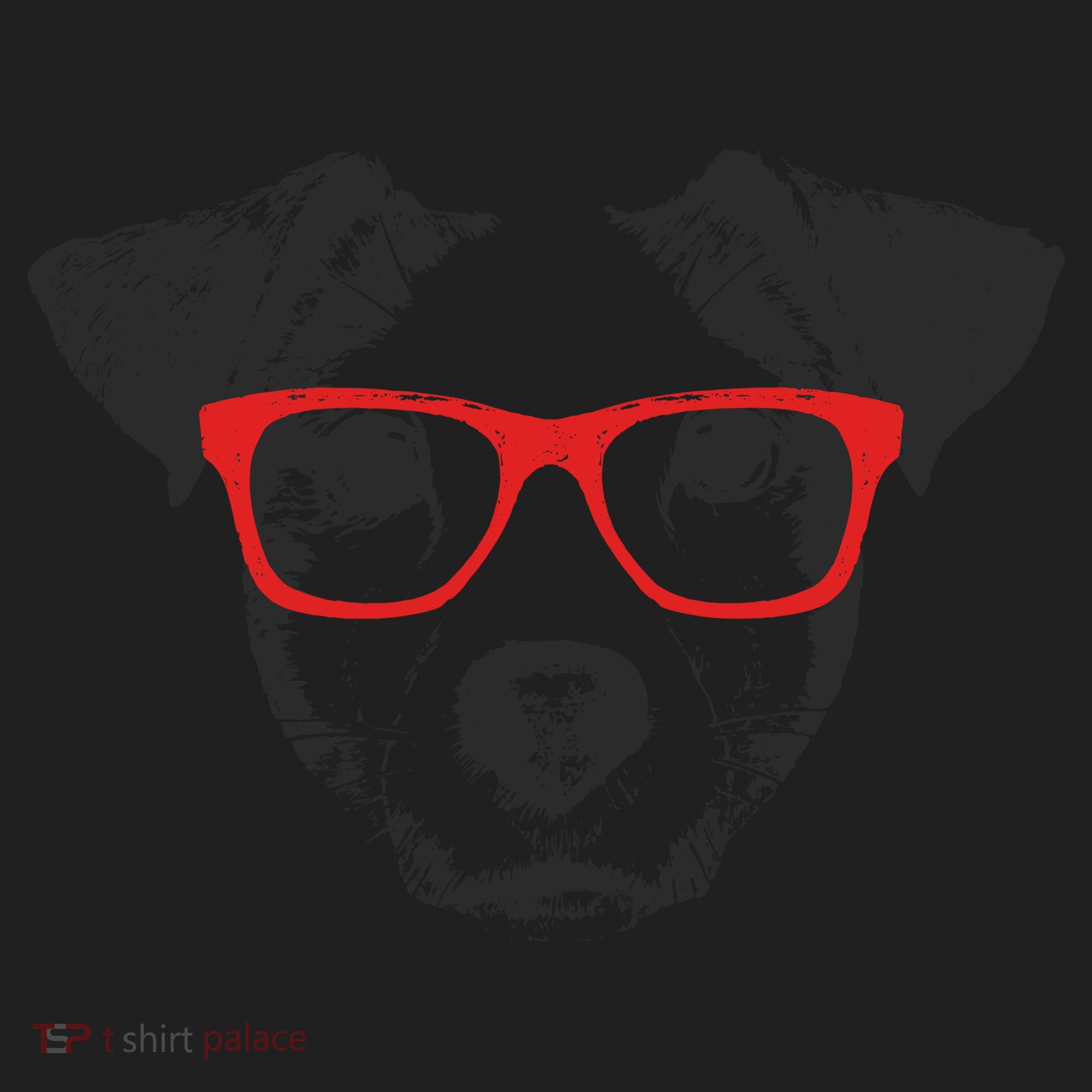 Portrait of Jack Russell with glasses Beanie