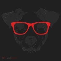 Portrait of Jack Russell with glasses Hat thumb 2