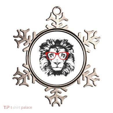 Portrait of Lion with glasses Ornament