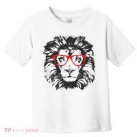 Portrait of Lion with glasses Toddler T-Shirt thumb 0