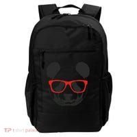 Portrait of Panda with glasses Backpack thumb 0