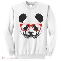 Portrait of Panda with glasses Sweatshirt thumb 0