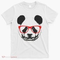 Portrait of Panda with glasses T-Shirt thumb 0
